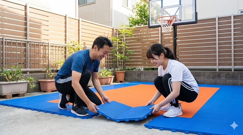 賃貸でも使えるスポーツタイルのメリット