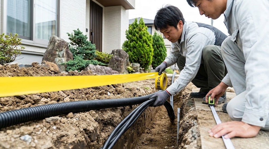 外構の電気配線を計画する際の基礎知識