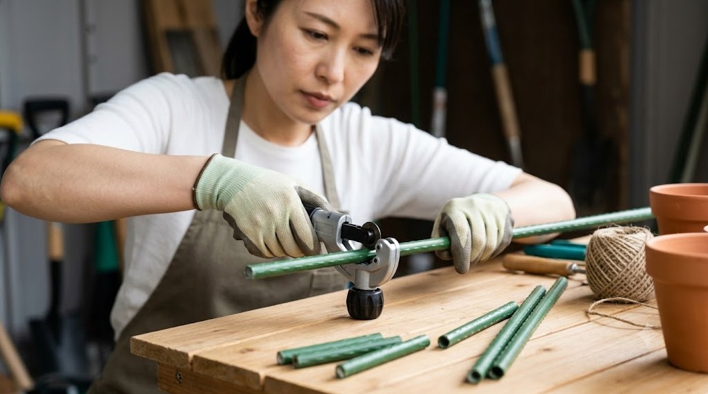 カッターで長さを調節するDIY術