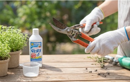 消毒前に必須のヤニ取りと洗浄のやり方