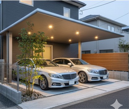 YKKAP等のカーポート活用術