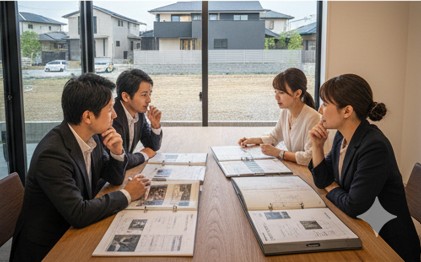 高額な外構費用についてハウスメーカーと交渉し400～500万円に抑えている様子。