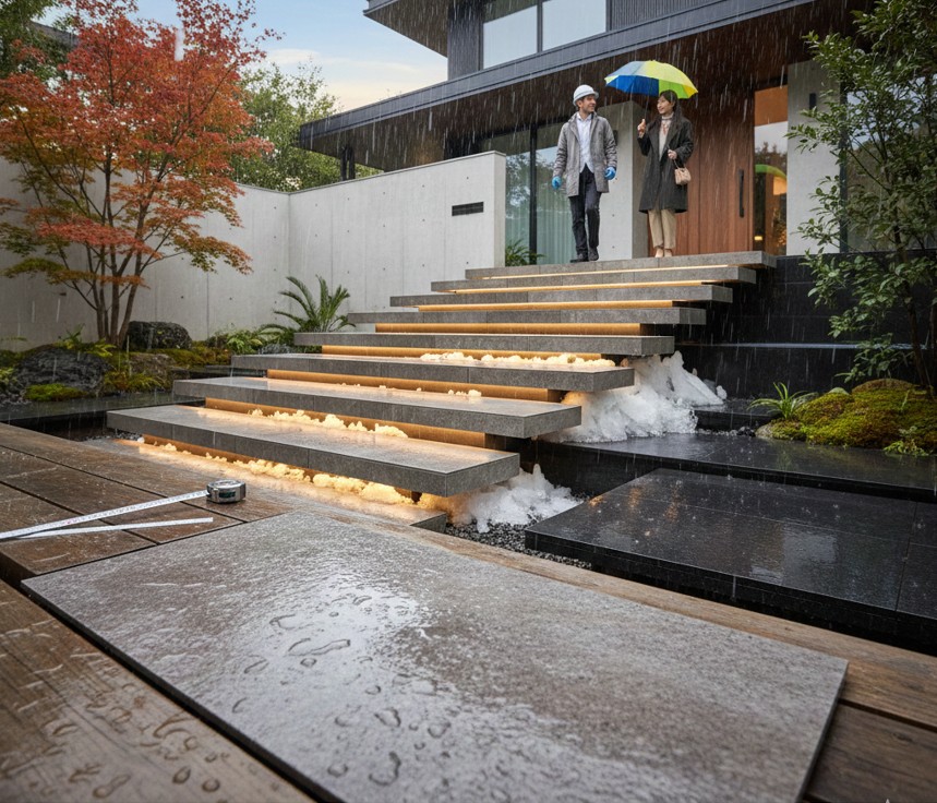 外構の浮き階段で後悔しない！おしゃれな施工例とデメリット対策