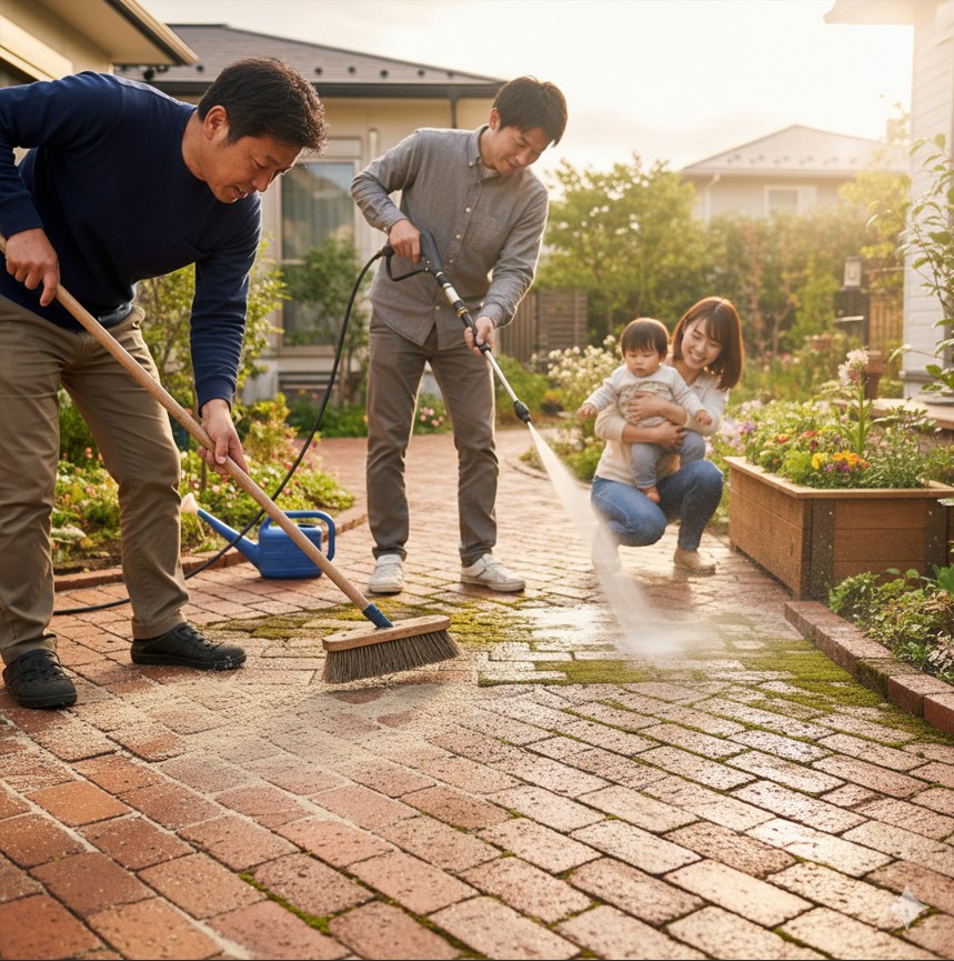 メンテナンスでカビや苔を防ぐ掃除のコツ