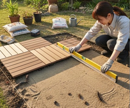 タイルがズレない固定方法と端の処理