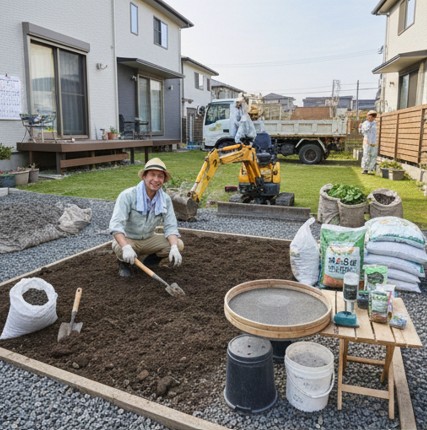 庭を畑にする費用とDIYか業者かの判断
