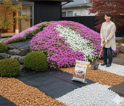 DIYで築山を施工する手順と土留め技術