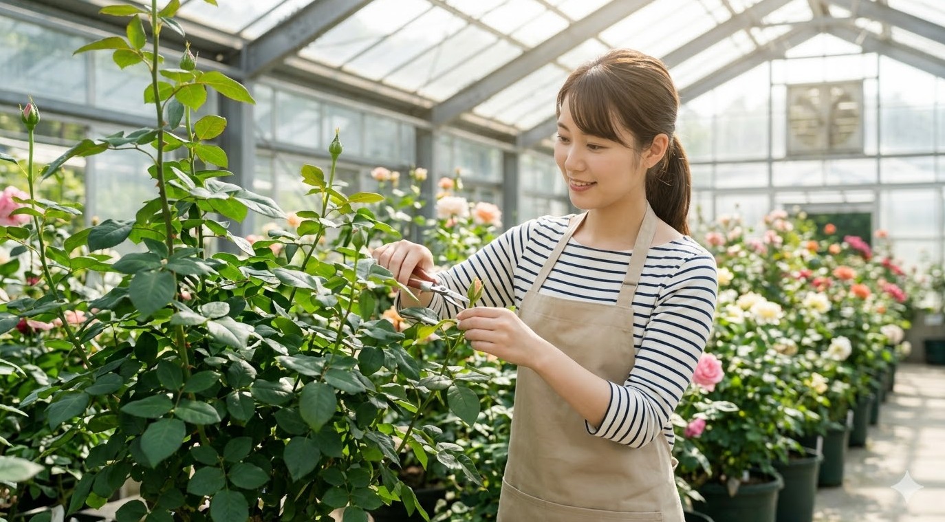 持続可能な次世代のバラ育成