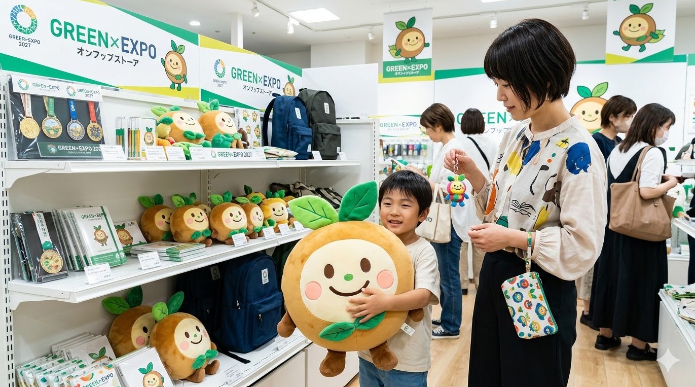 グッズやぬいぐるみの種類