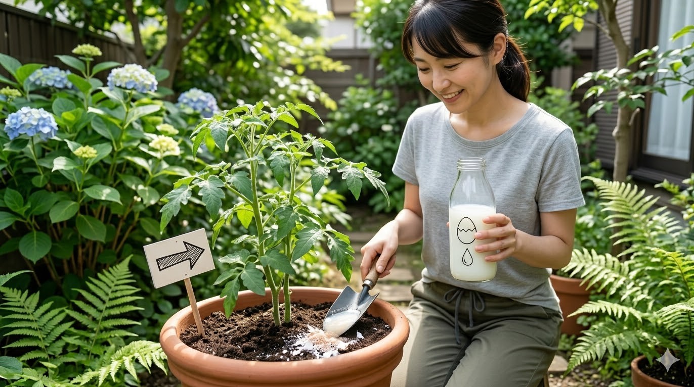 園芸での卵の殻の正しい活用法