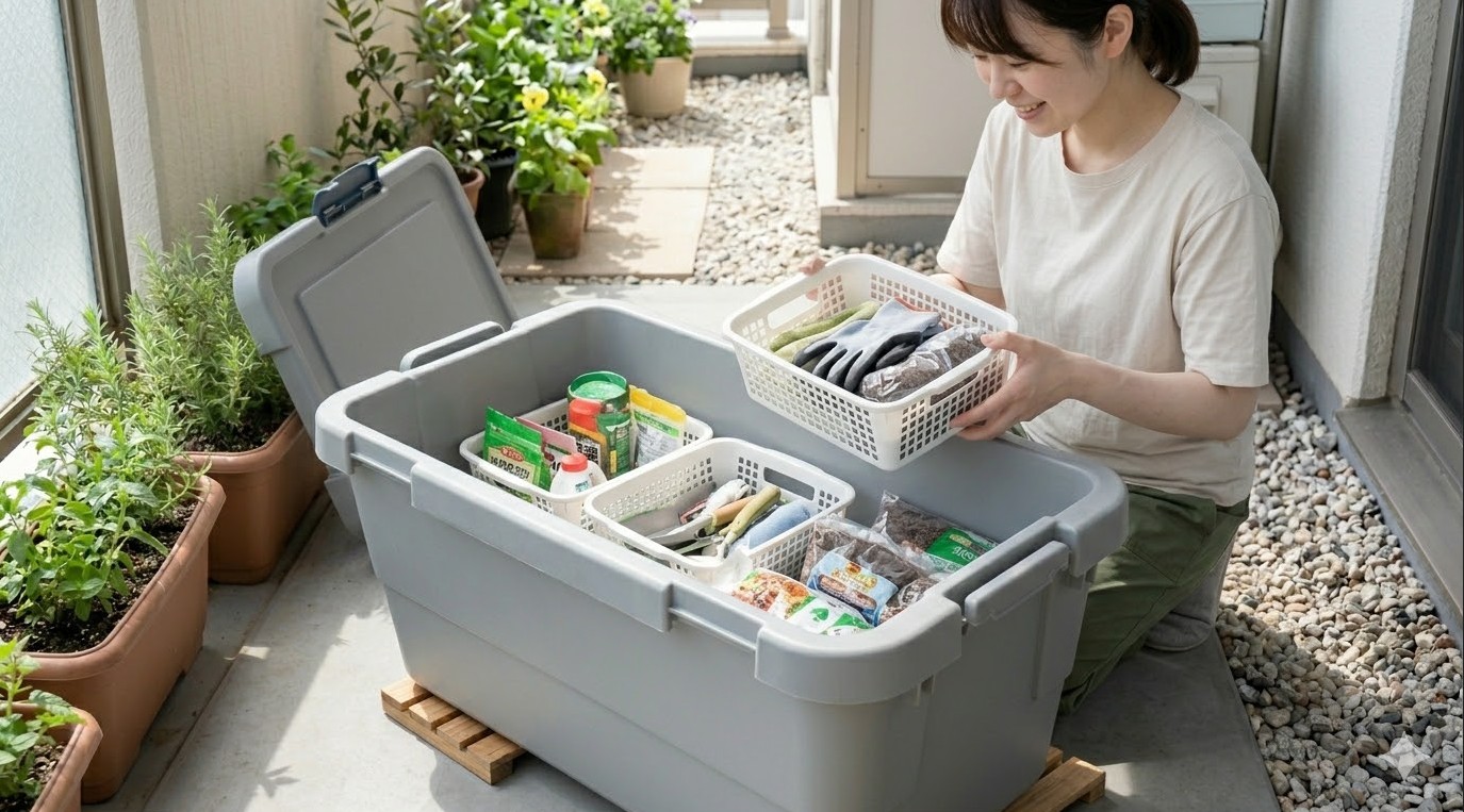 ダイソー等の容器で小分け収納