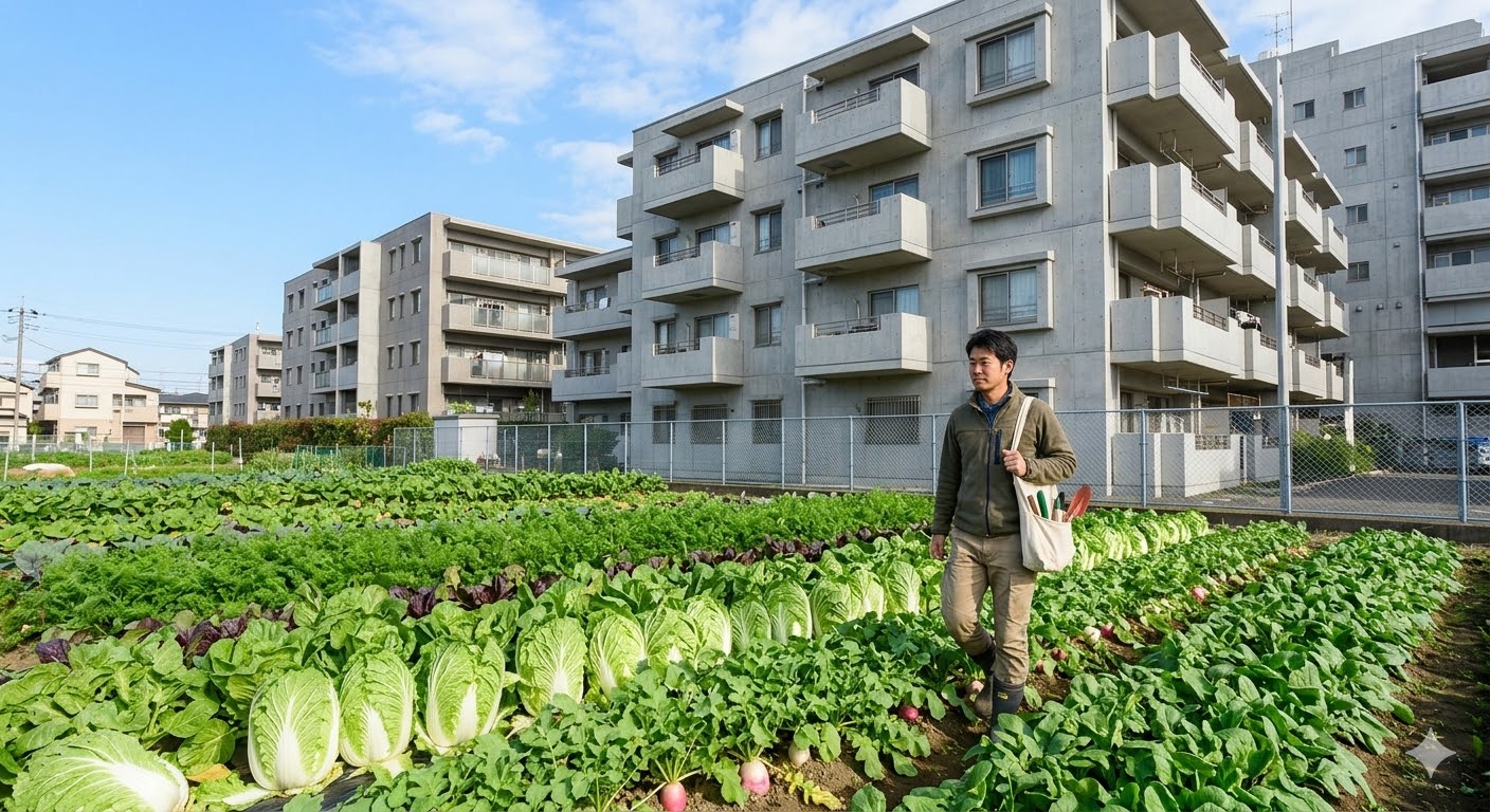 都市農業との政策的境界線と生産緑地法