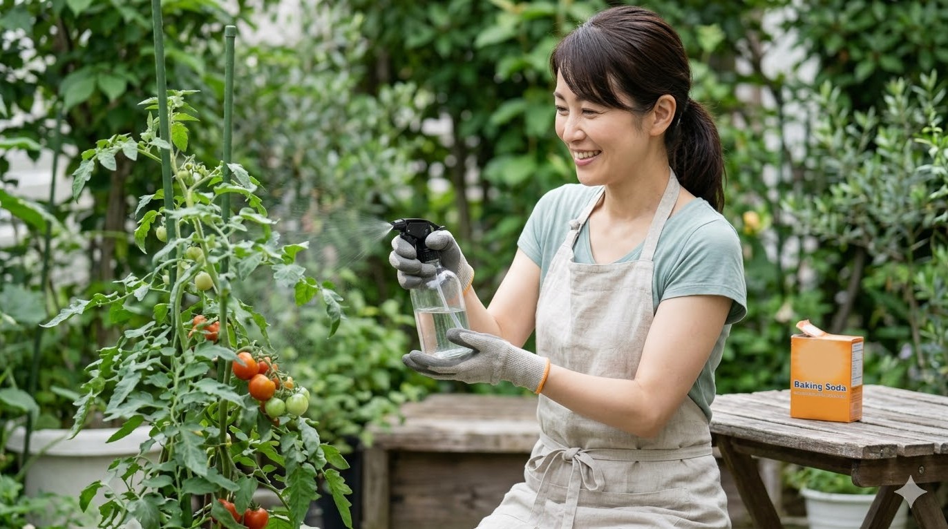 園芸の重曹活用ガイド！病害虫・除草効果と失敗しない注意点