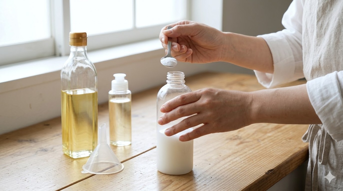 乳剤化する虫除けスプレーの作り方