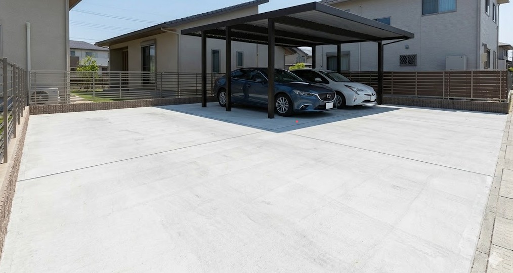 アプローチと駐車場の単価検証