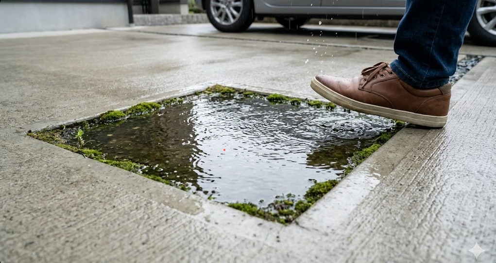 駐車場や砂利敷きの悲惨な失敗例と仕上がり不良