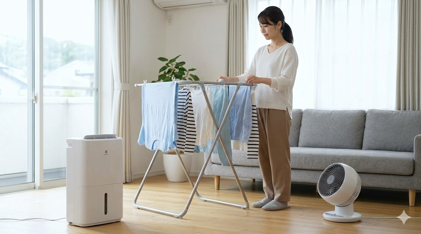 洗濯物の外干し制限と便利な代替手段