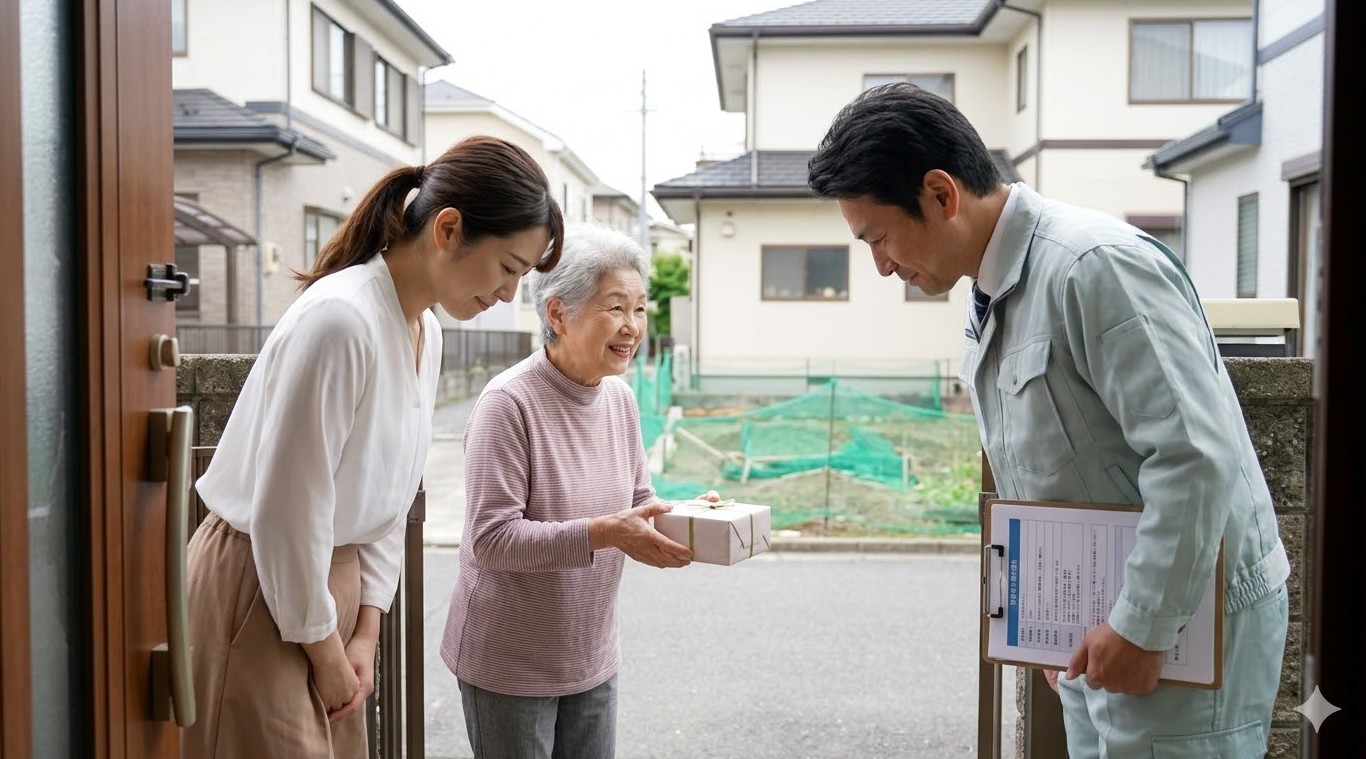 近隣トラブルを未然に防ぐ事前の挨拶