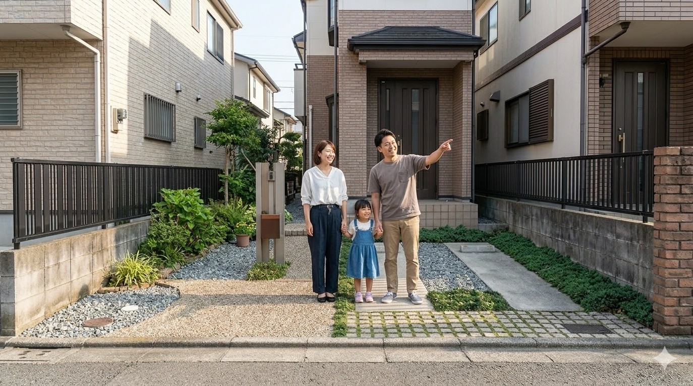 4メートル（4m）の狭い庭を広く見せる空間術