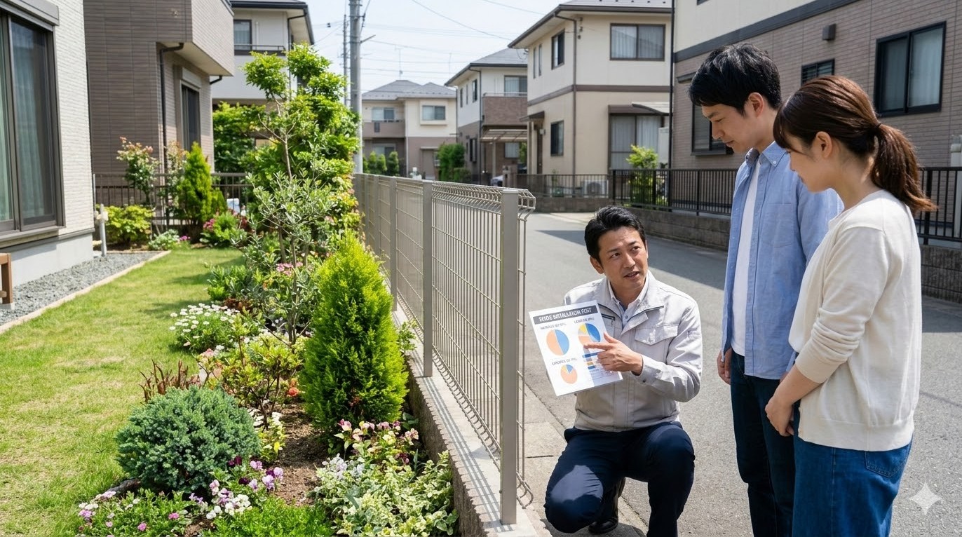 庭の5メートル（5m）の外構費用の仕組み