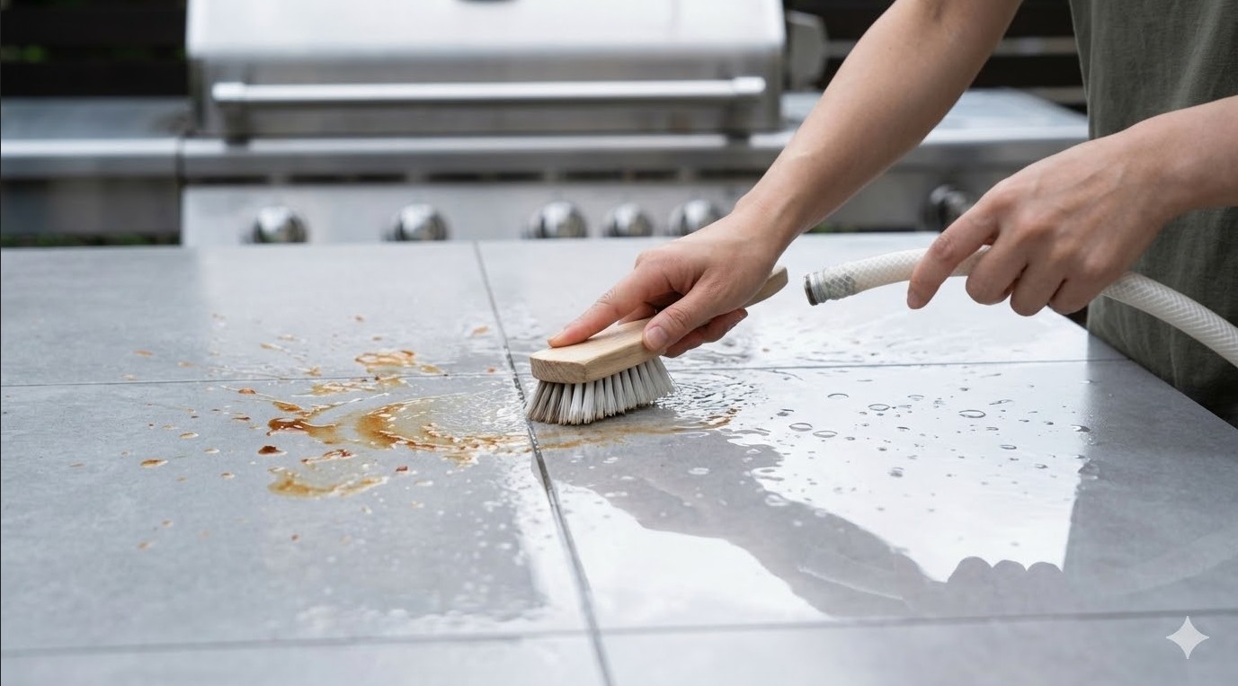 油汚れも安心な防汚性と簡単な掃除