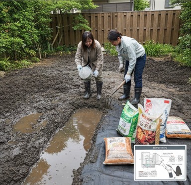 人工芝の下地作りの重要性