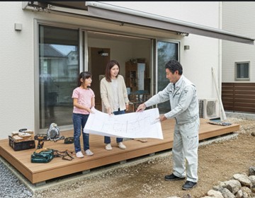 庭へのウッドパネルDIY施工と基礎知識