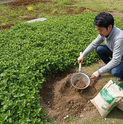 庭のグランドカバーの正しい手入れと費用