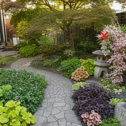 多年草などの種類を活かした景観づくり