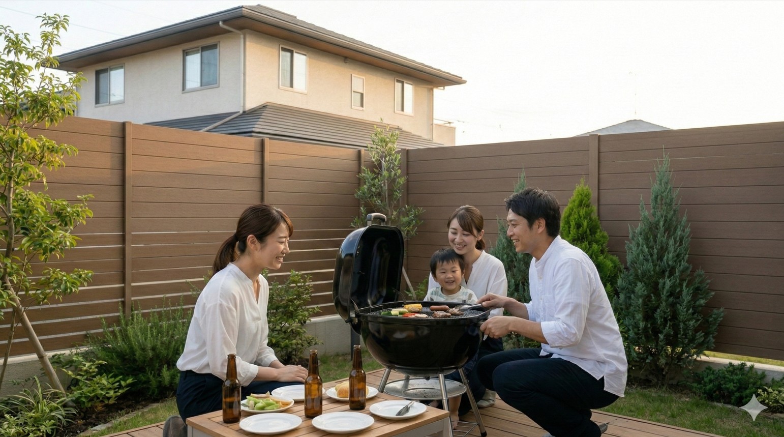 目隠しフェンスによる環境づくり