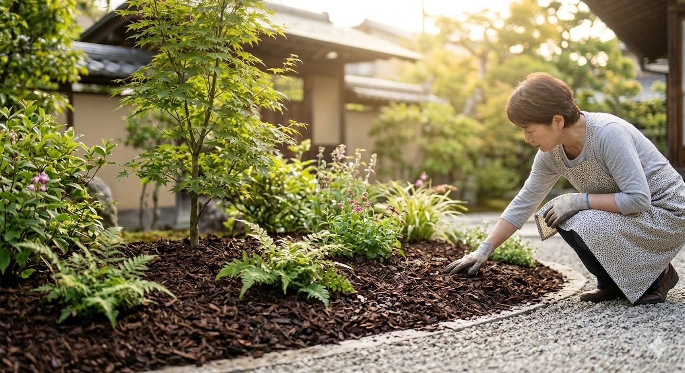 庭のマルチングがもたらす効果と基本知識