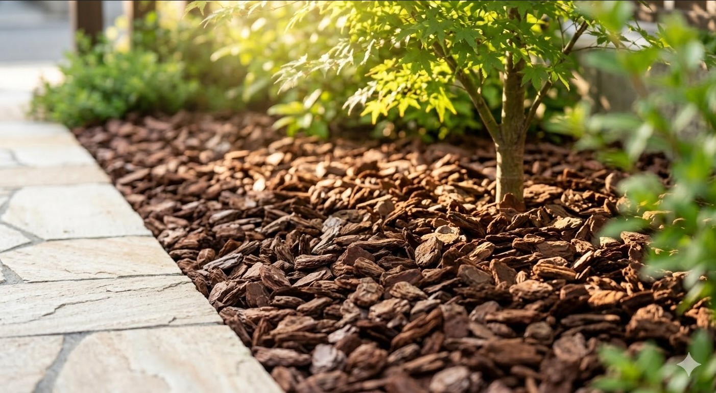 おすすめ資材であるバークチップの魅力