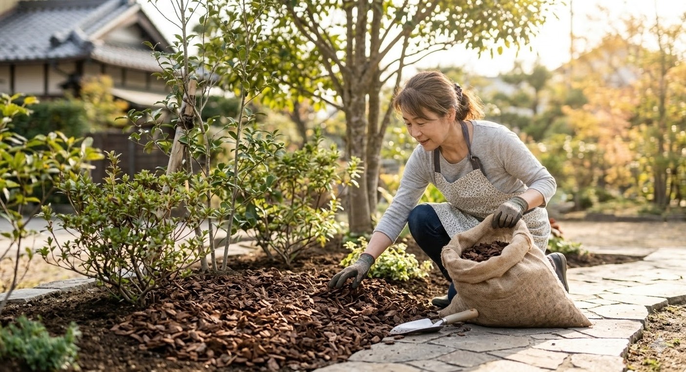 庭のマルチングを成功させる実践的な手順