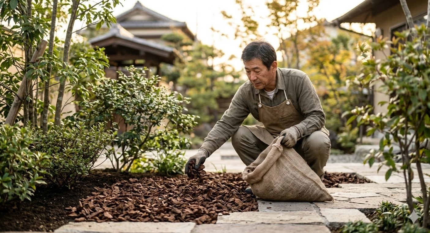 防草シートを併用した強固な雑草対策術