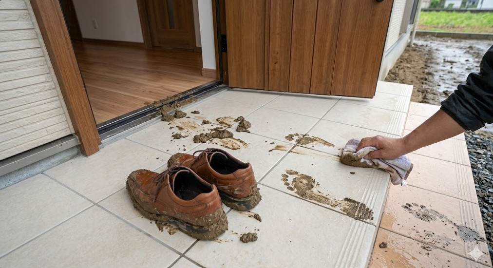 引っ越し時に直面する泥汚れのストレス