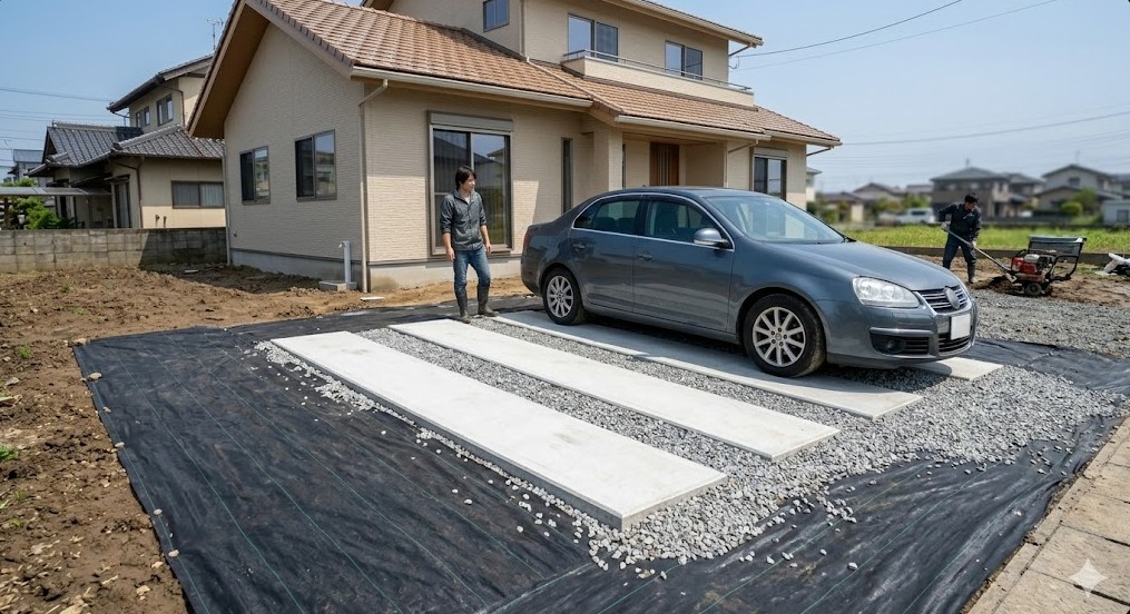 駐車場がない場合の仮設スペース確保策