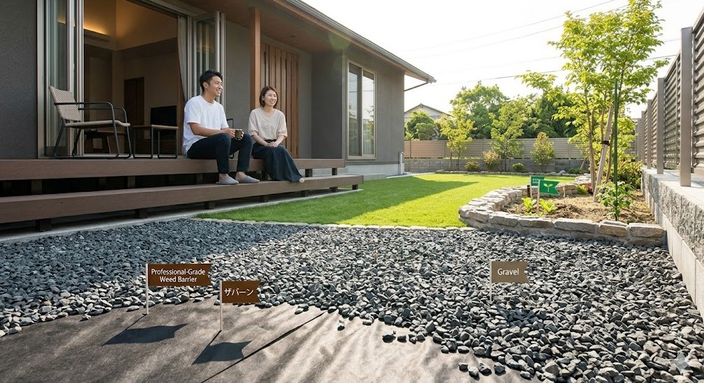 庭の雑草対策と維持費の削減策