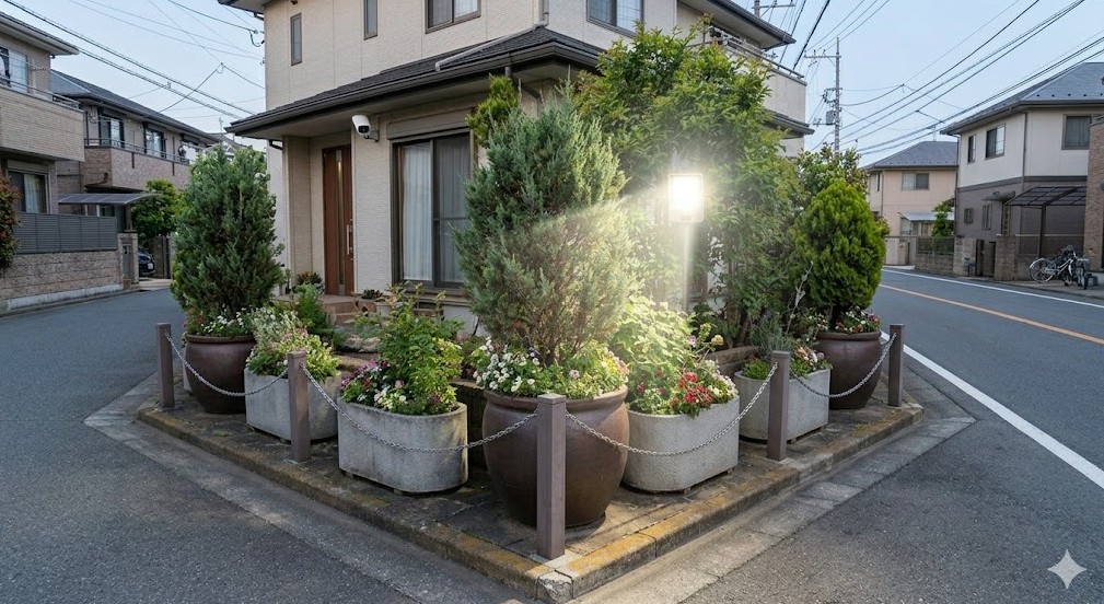 センサーライトと防犯カメラの併用