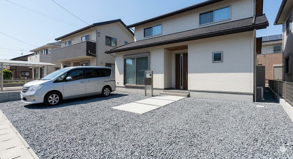 外構を砕石のみにする費用と後悔しないおしゃれな駐車場対策