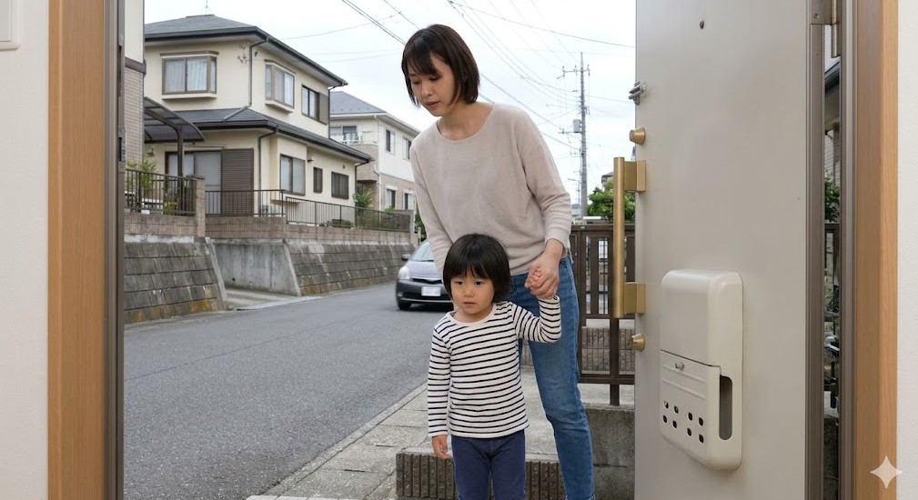 玄関を開けたらすぐ道路！外構の安全対策と目隠しの工夫