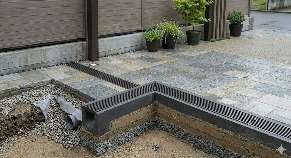 水たまりを防ぐ排水計画のポイント