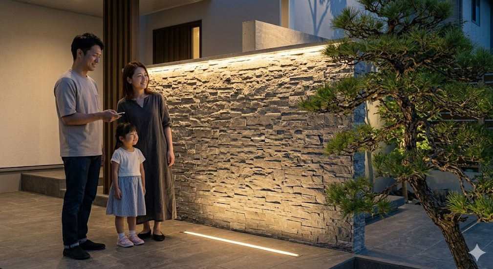 間接照明を取り入れた夜の演出術
