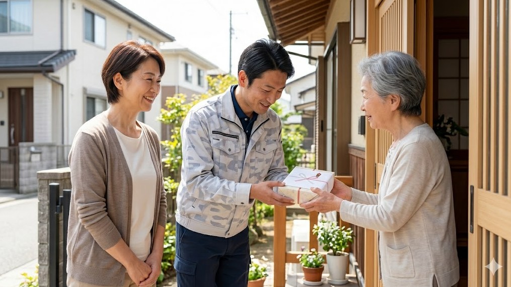 施主と業者が一緒に挨拶へ行くメリット