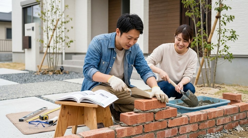 外構のDIY本でコスト削減を目指す