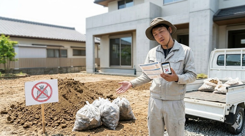 自分で残土処理する際の法律上の壁