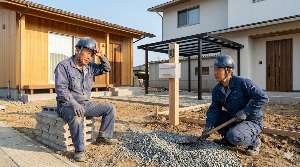 建物と異なる外構の法的保証期間の違い