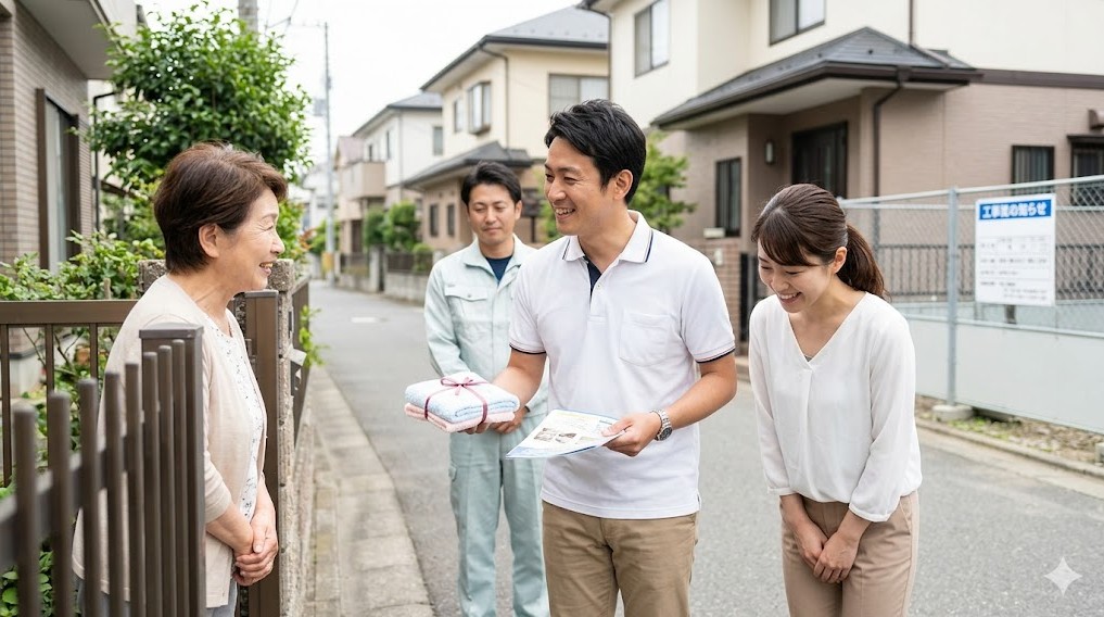 近隣トラブルを防ぐ着工前の挨拶