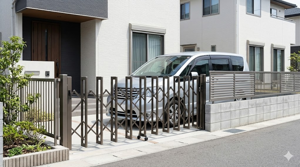 駐車場の防犯性を高めるカーゲート