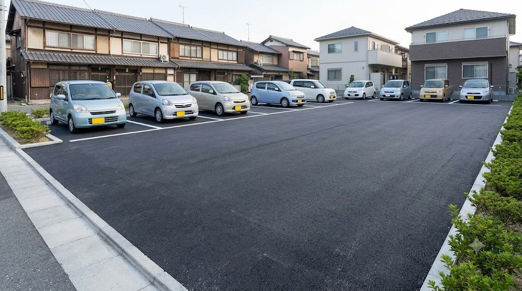 広い駐車場でのみ発揮されるコストメリット