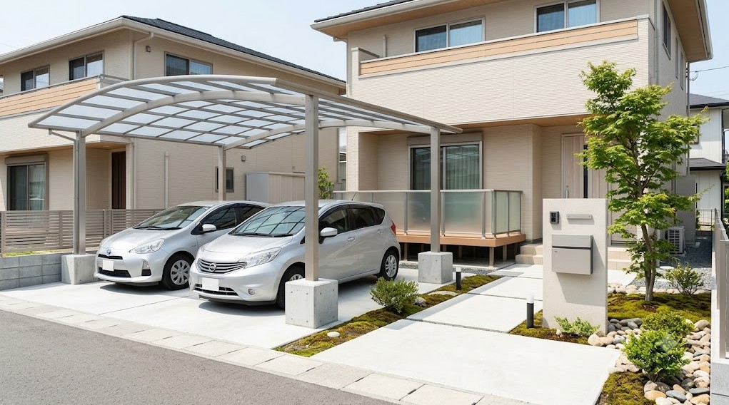 駐車場と舗装材で変わる初期費用
